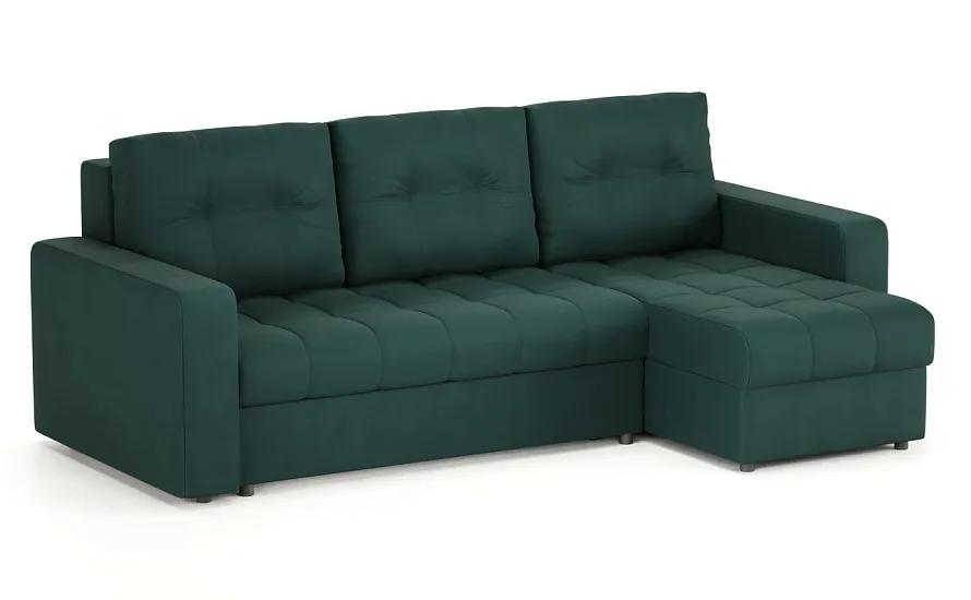 Диван угловой Тренто Leonardo 11 темно-зеленый - 2 Диван угловой Тренто Leonardo 11 темно-зеленый - 2