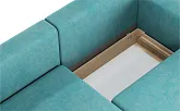 Диван угловой Ларсон 3М Nordic 71 аквамарин - превью 7 Диван угловой Ларсон 3М Nordic 71 аквамарин - превью 7